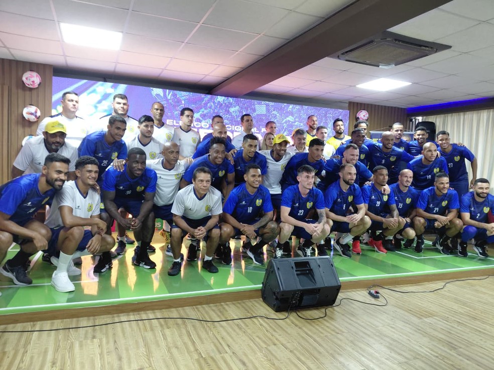 Elenco do Nacional-AM para a temporada 2026 &mdash; Foto: Kassio Junio