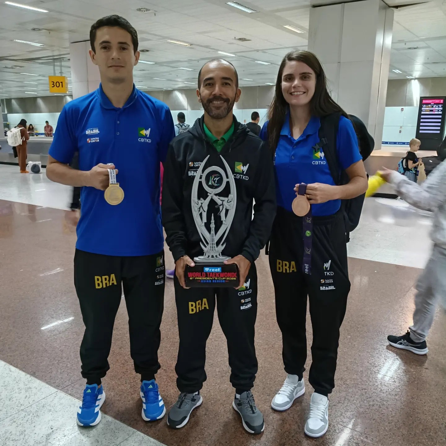 Silvana Fernandes e Joel Gomes sobem ao pódio na President’s Cup Asia, no Paquistão