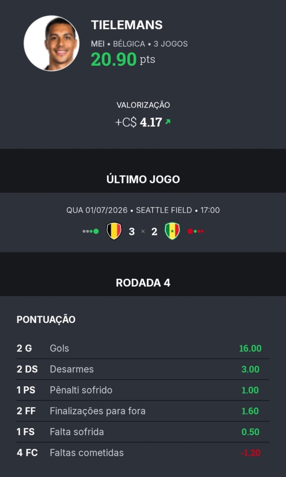 Tielemans Craque comemorando