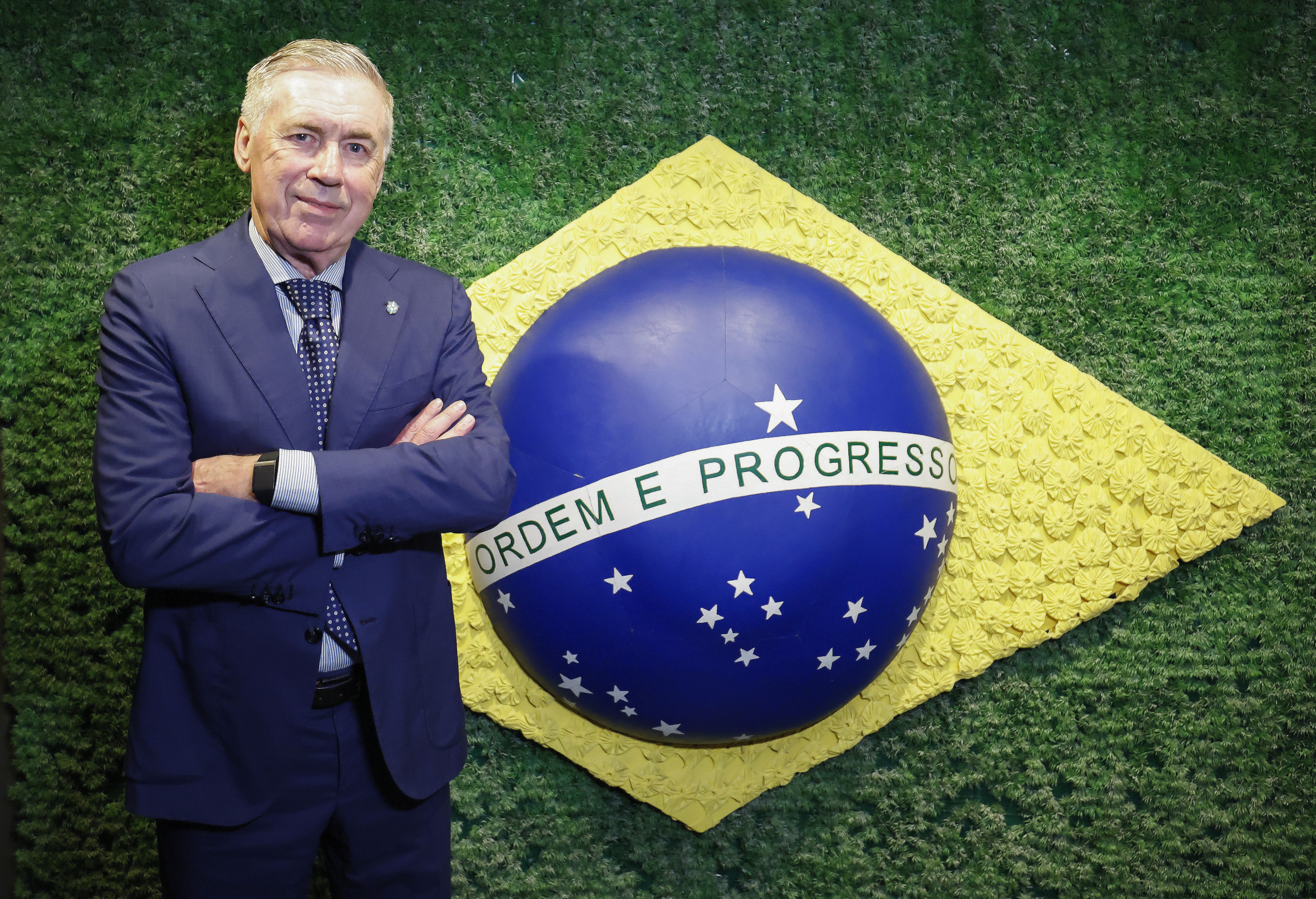 CBF renova contrato de Carlo Ancelotti com a seleção brasileira