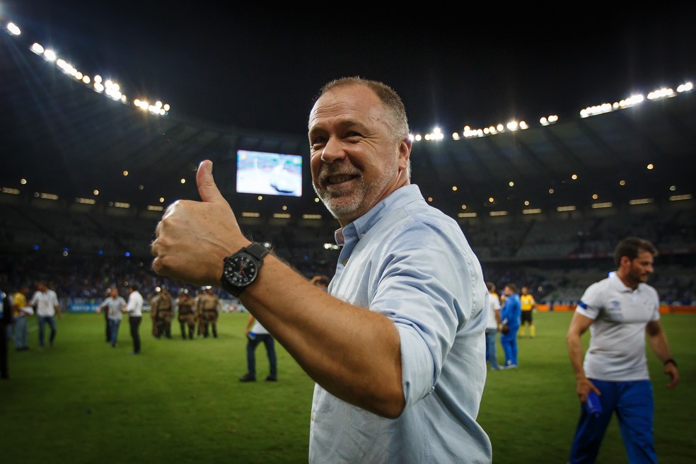 Mano Menezes foi bicampeão da Copa do Brasil pelo Cruzeiro, em 2017 e 2018 — Foto: Vinnicius Silva / Cruzeiro