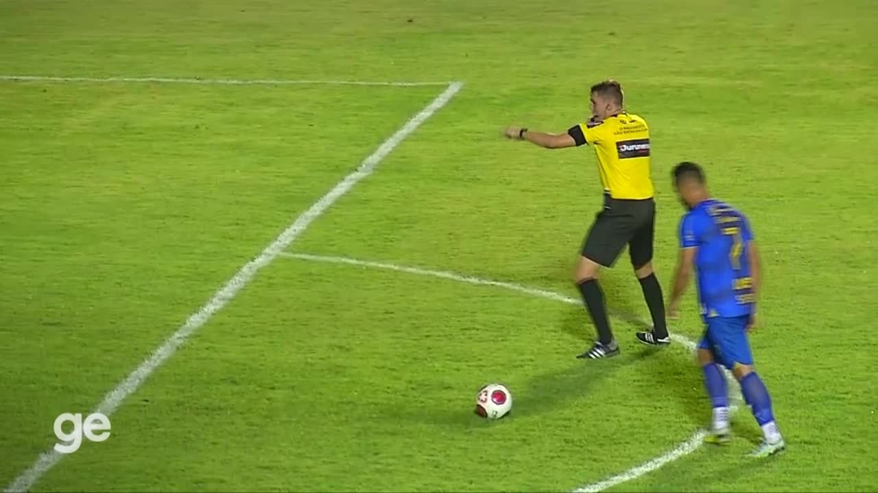 Águia de Marabá x Remo: gol de Balão Marabá de falta, aos 38 minutos do 2° tempo
