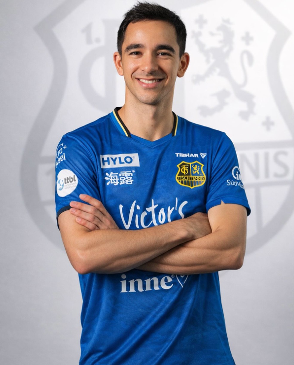 Hugo Calderano &eacute; contratado por novo clube alem&atilde;o para a temporada 26/27 &mdash; Foto: Reprodu&ccedil;&atilde;o/Instagram