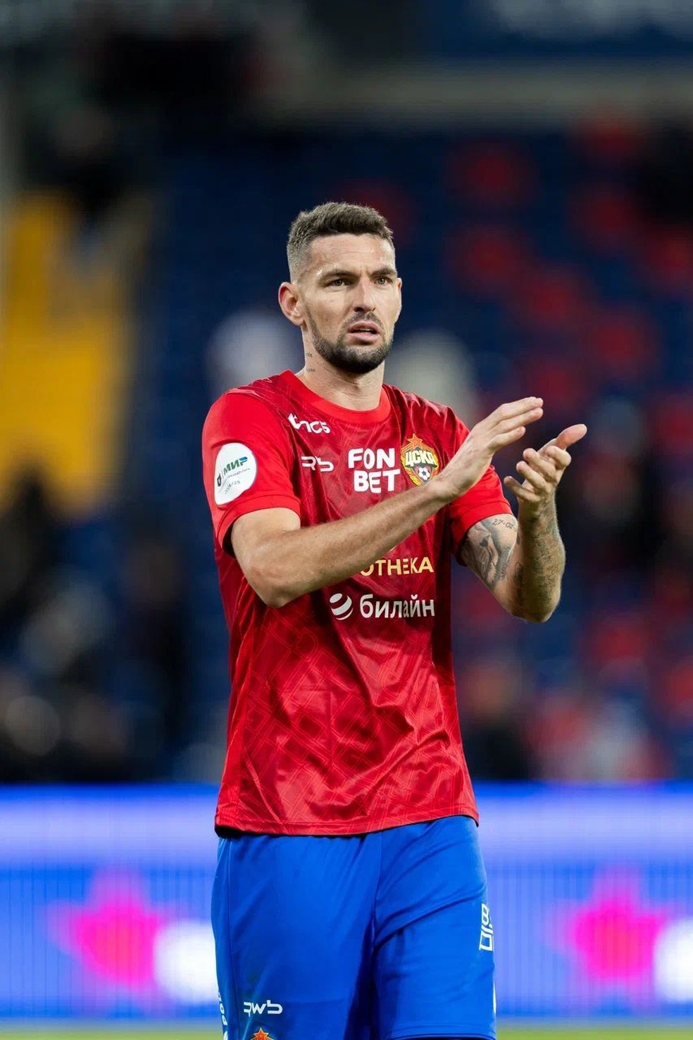 Com carreira construída no futebol português, Willyan Rocha está no CSKA, da Rússia, desde setembro de 2022 — Foto: Divulgação
