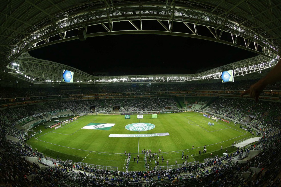 Inauguração do estádio do Palmeiras, em 2014 — Foto: Marcos Ribolli