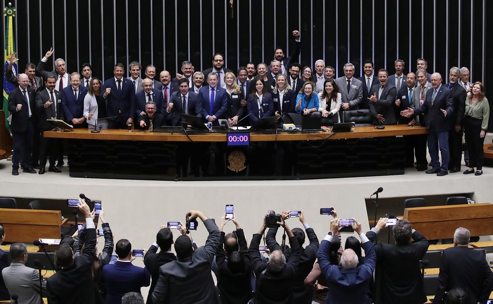 Câmara dos Deputados aprovou nesta segunda-feira o Projeto de Lei que transforma em permanente a Lei de Incentivo ao Esporte — Foto: Bruno Spada/Câmara dos Deputados