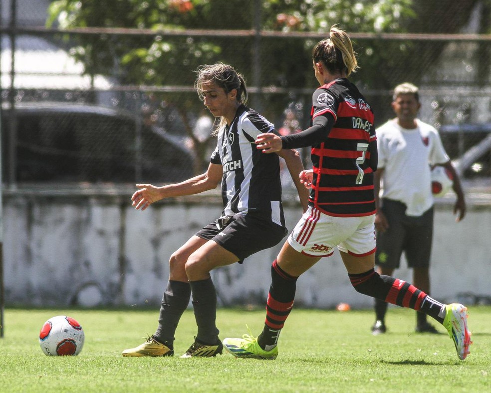 Flamengo x Botafogo, pela Copa Rio Feminino — Foto: Arthur Barreto/BFR