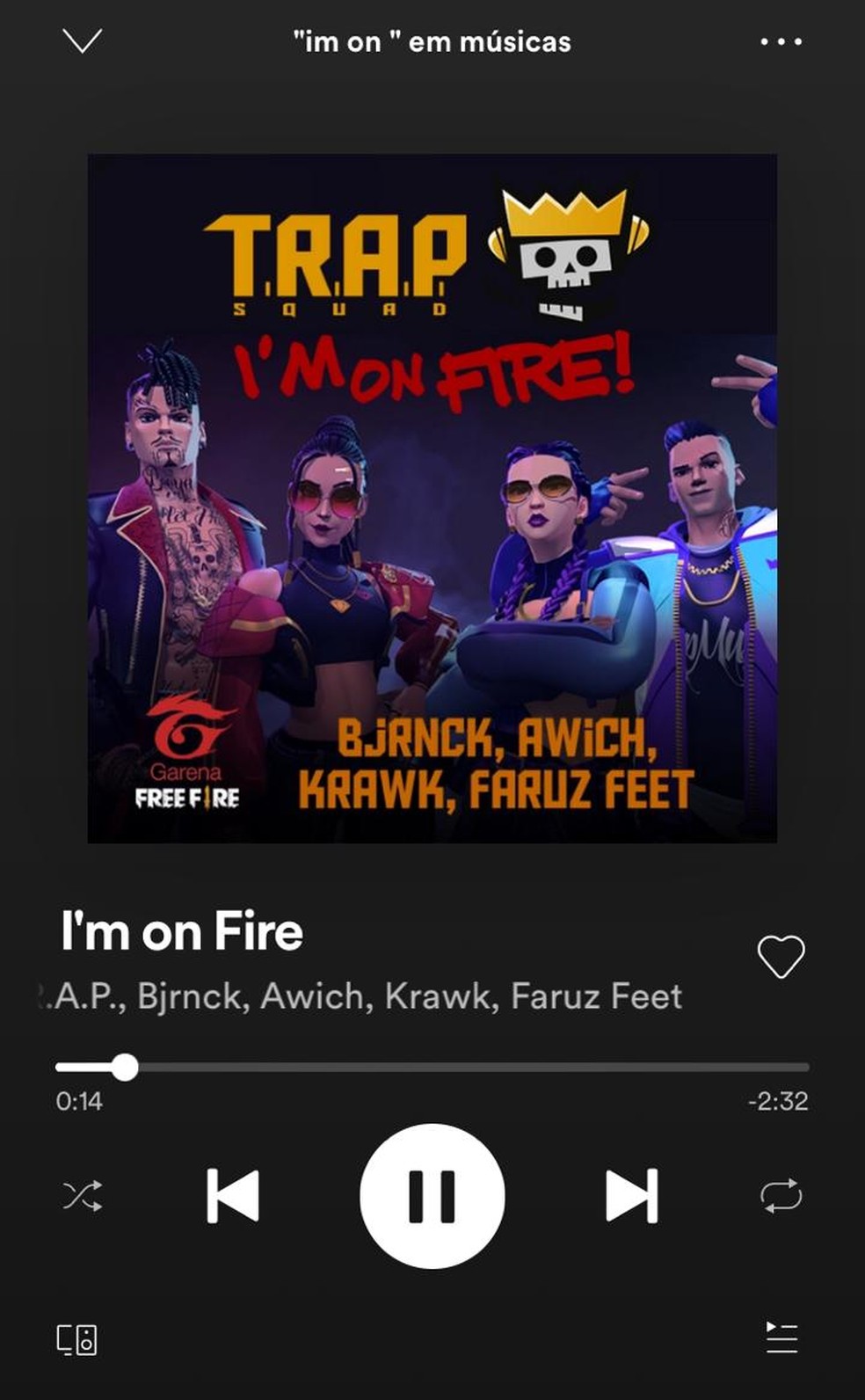 Garena Free Fire - Agora você pode ouvir a música I'm On Fire no