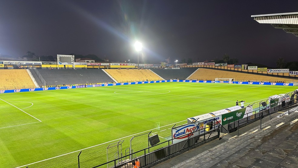 Estádio Jorge Ismael de Biasi, em Novo Horizonte — Foto: Higor Basso/Novorizontino