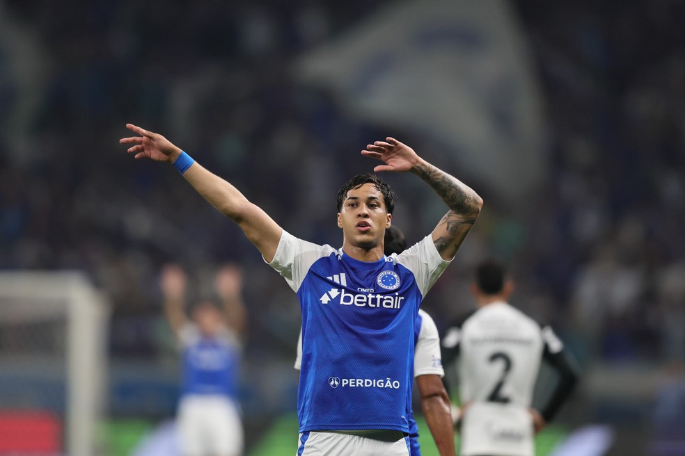 Kaio Jorge tem contrato com o Cruzeiro até o fim de 2028 — Foto: Gilson Lobo/AGIF