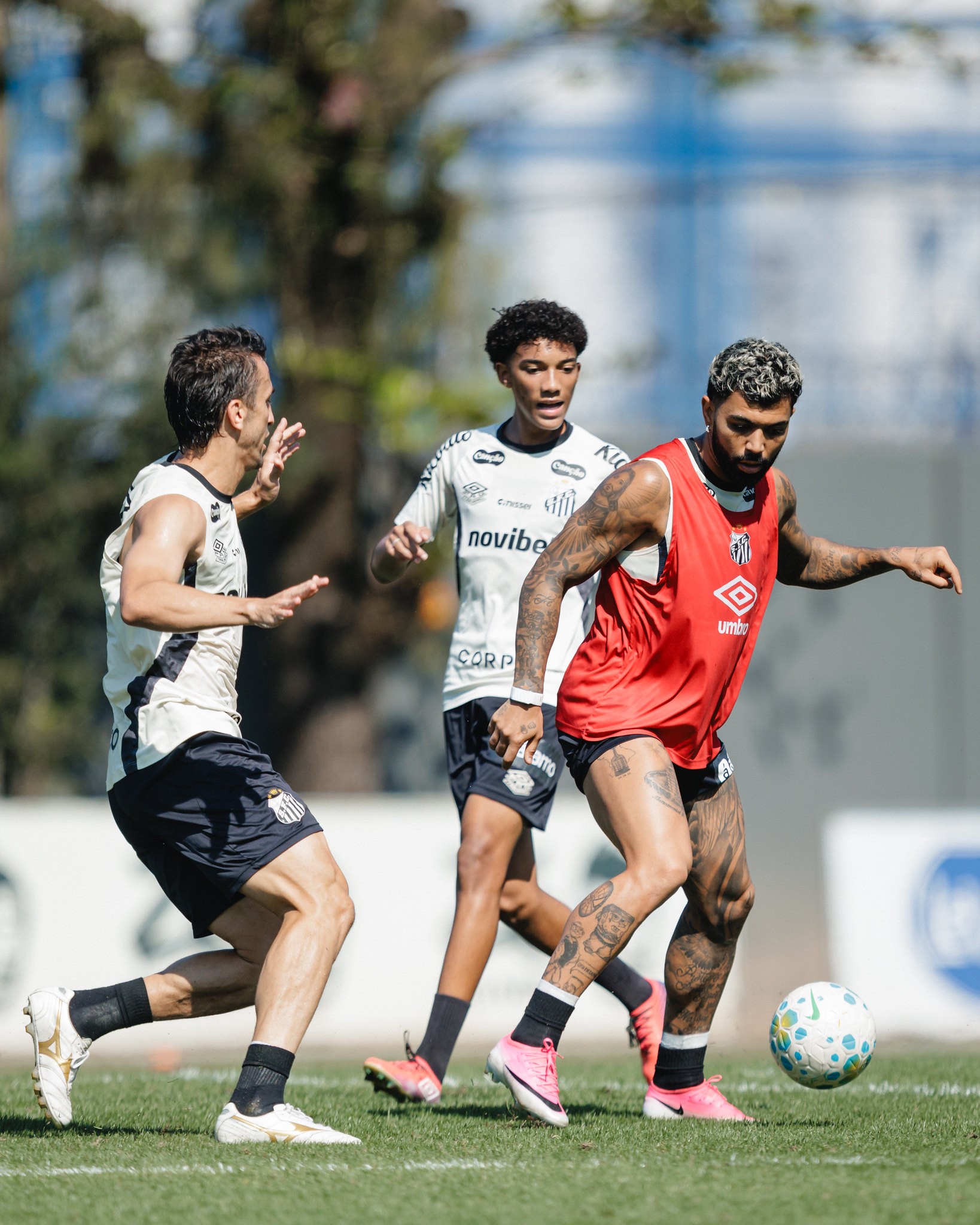 Santos define escalação para duelo contra o Athletico-PR com dúvidas no meio e sem Neymar