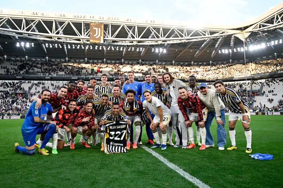 Alex Sandro em seu último jogo pela Juve 