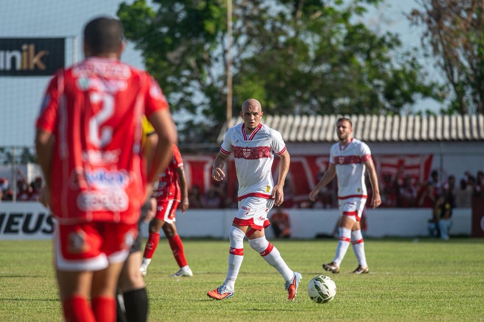 Crystopher foi um dos destaques do CRB contra o Penedense — Foto: Francisco Cedrim/Ascom CRB
