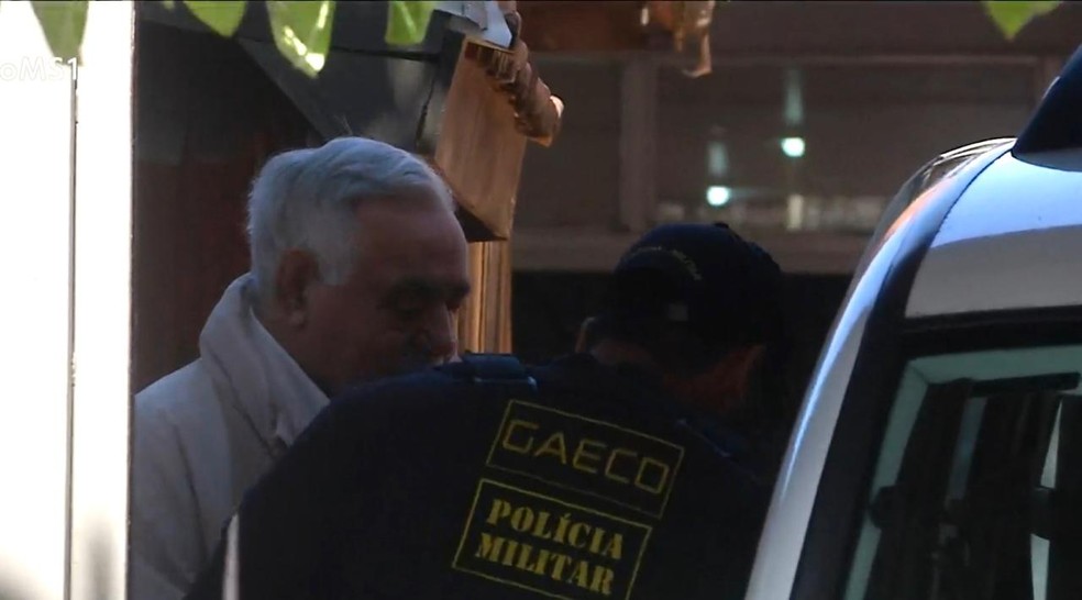 'Era Cezário': presidente é preso após 26 anos à frente do futebol de MS. — Foto: TV Morena