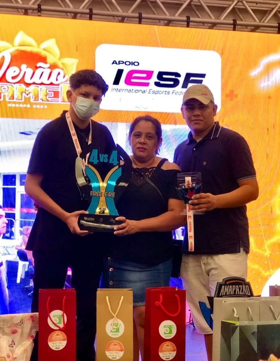 Theus with his family, who have been a source of unwavering support throughout his career.