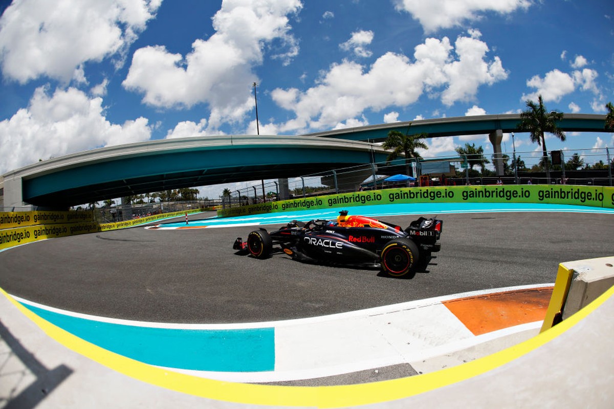GP de Miami de F1: Verstappen lidera treino livre único | fórmula 1 | ge