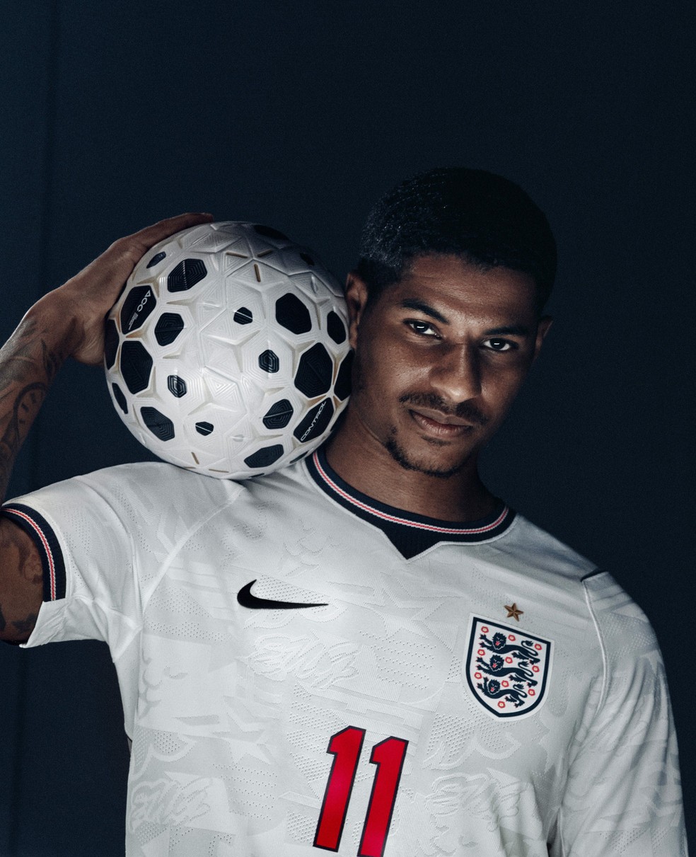 Camisa da Inglaterra para a Copa do Mundo 2026 — Foto: Nike / Divulgação