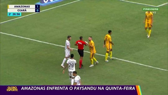 Amazonas enfrenta o Paysandu pela Série B, na quinta-feira - Programa: Globo Esporte AM 