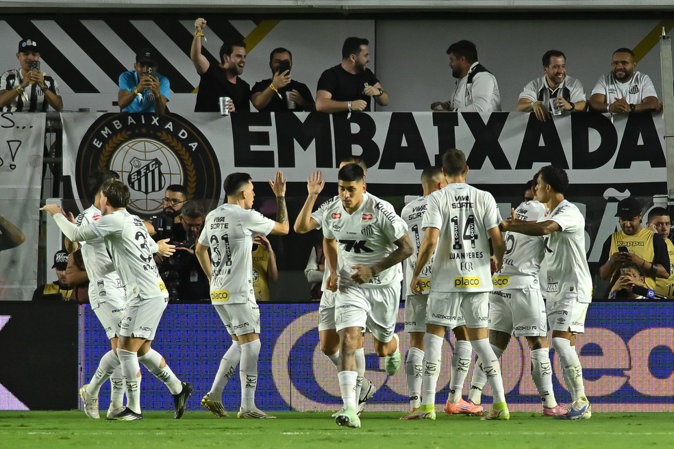 Santos x Corinthians - Brasileirão - Vila Belmiro — Foto: Jota Erre/AGIF