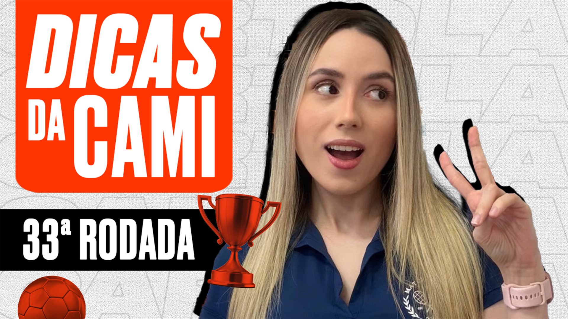 Dicas da Cami: sem medo de clássicos, influenciadora escala trios de Flamengo e Palmeiras na rodada #33