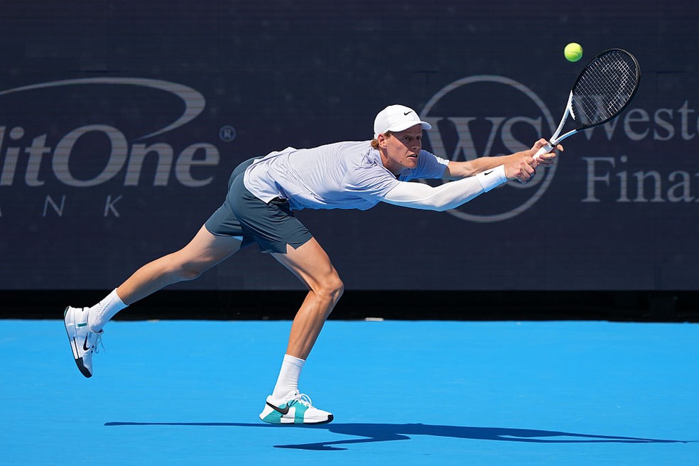 Sinner bate algoz de Jo&atilde;o Fonseca em Cincinnati e garante melhor ranking da carreira de brasileiro &mdash; Foto: Dylan Buell/Getty Images