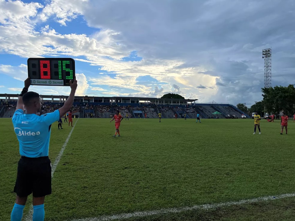 Estádio Aluízio Ferreira recebe clássico entre Porto velho e o Guaporé — Foto: Reprodução/FFER