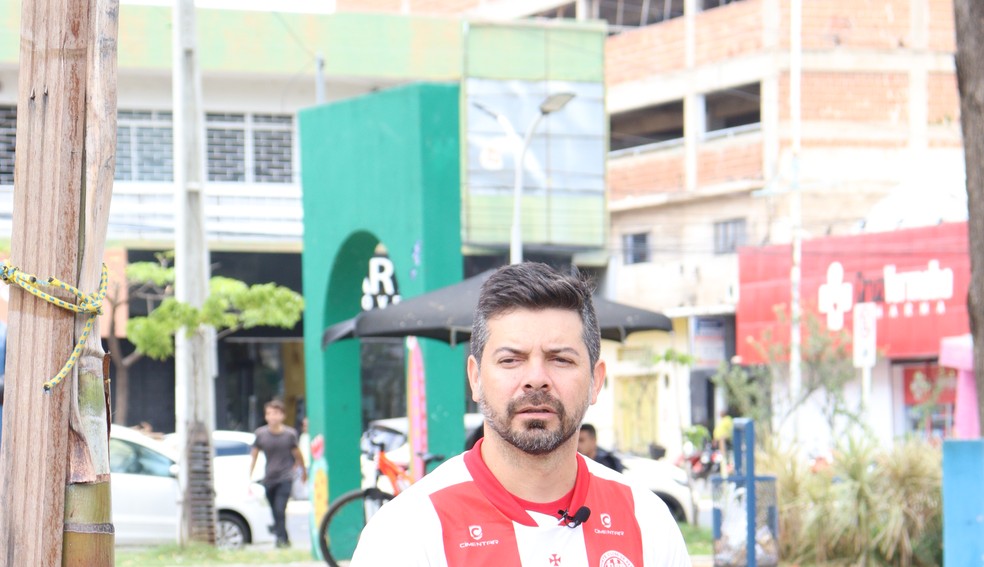 Bruno Marlon, presidente do Esporte de Patos — Foto: Éder Souza / Nacional de Patos
