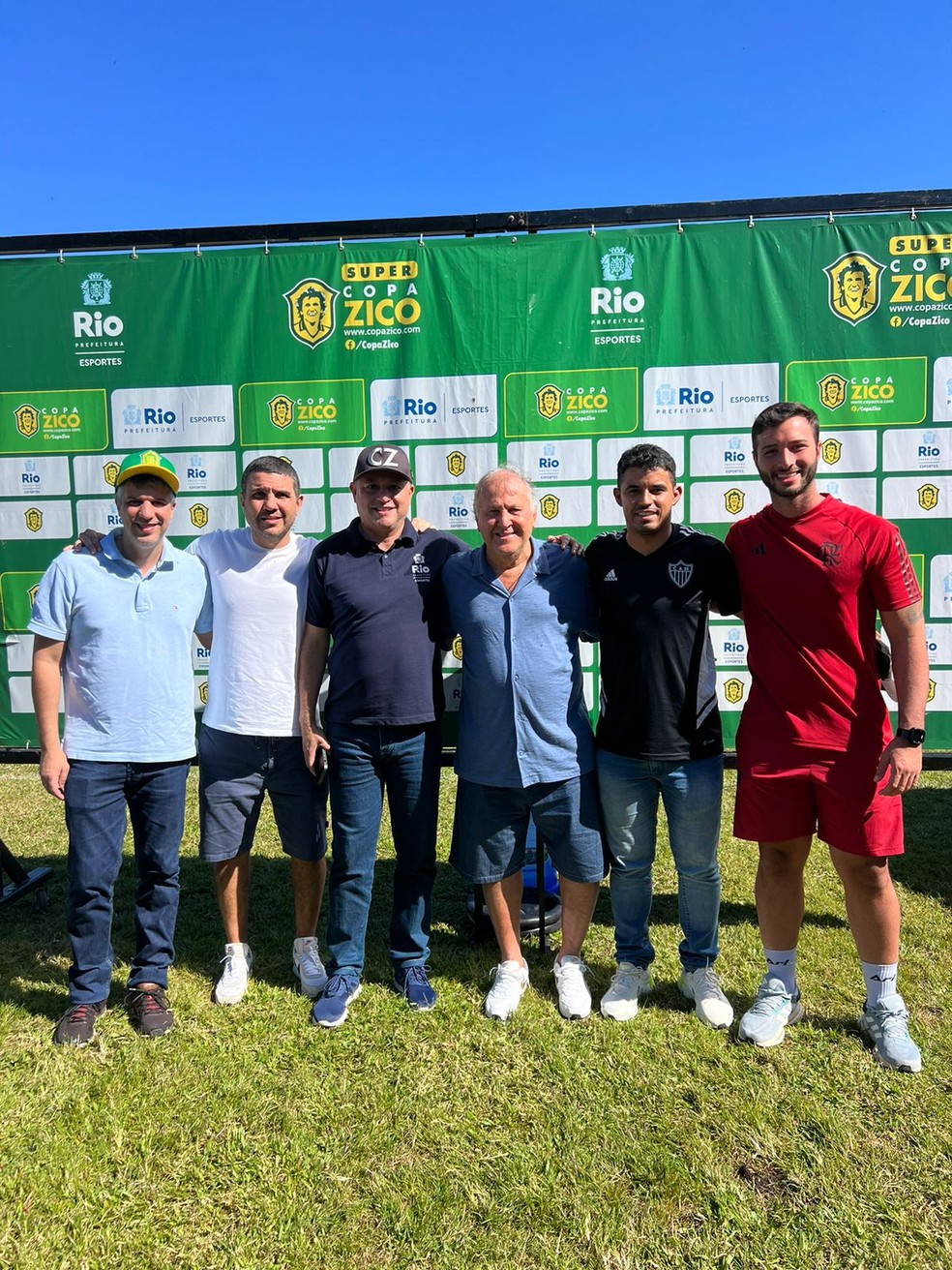 SuperCopa Zico no CFZ contou com a presen&ccedil;a do &iacute;dolo do Flamengo &mdash; Foto: Divulga&ccedil;&atilde;o