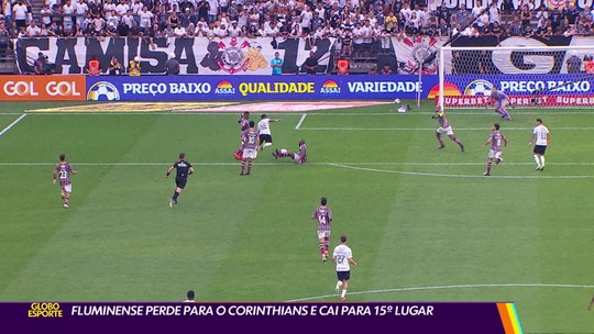 Fluminense perde para o Corinthians e cai para 15º lugar - Programa: Globo Esporte RJ 