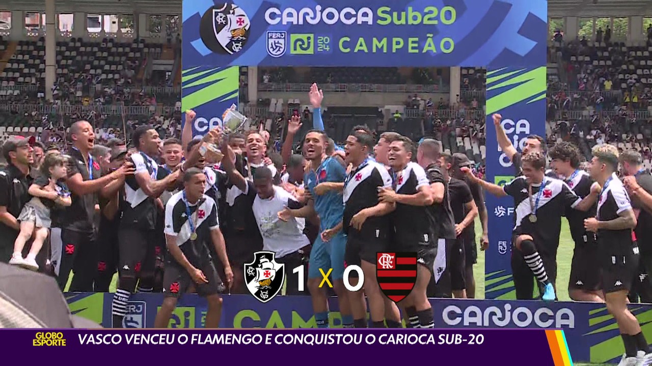 Vasco vence o Flamengo e conquista o Carioca Sub-20 2024