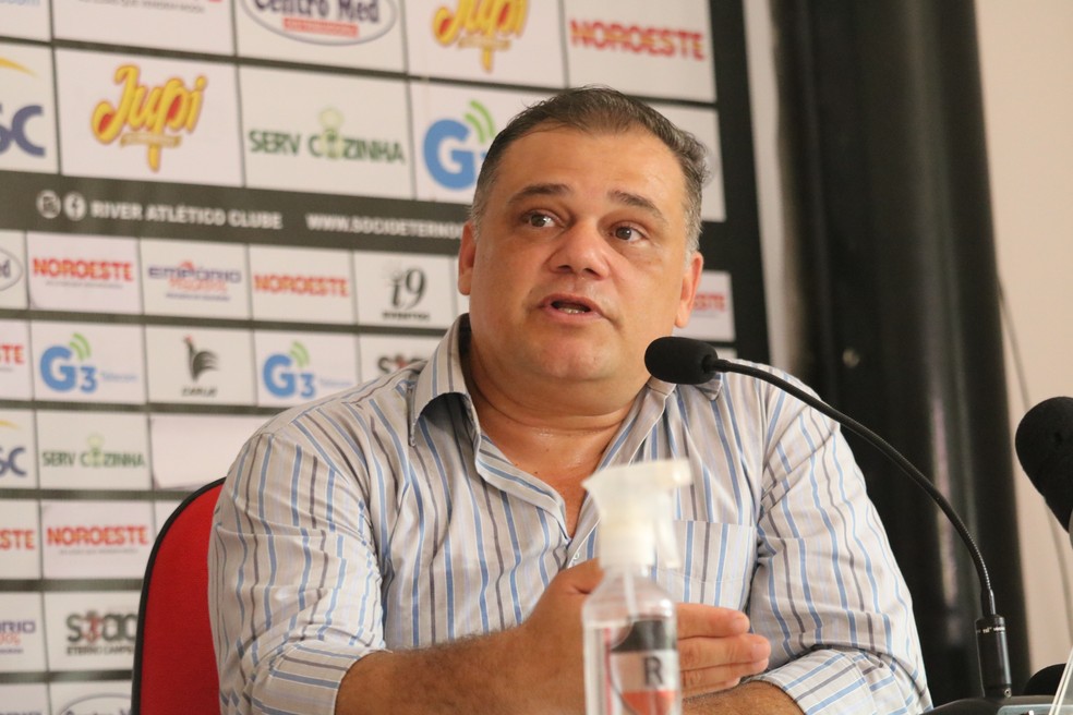 Miguel Jr., ex-diretor de futebol do River-PI — Foto: Pablo Cavalcante 