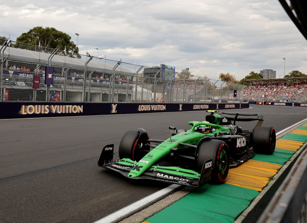 Gabriel Bortoleto na classificação para o GP da Austrália — Foto: Mark Peterson/Reuters
