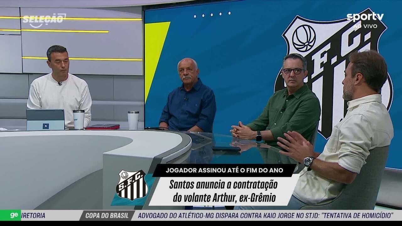 Santos reforça o elenco com a contratação do volante Arthur