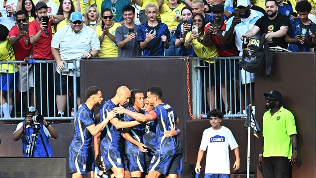 Endrick gol Brasil Egito Seleção
