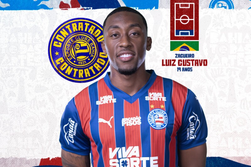 Bahia anuncia contratação do zagueiro Luiz Gustavo, ex-Vasco
