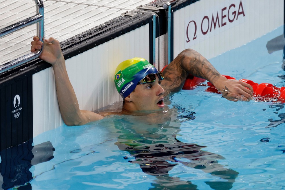 Guilherme Caribé fica fora da semifinal nos 50m livre — Foto: Satiro Sodré/CBDA