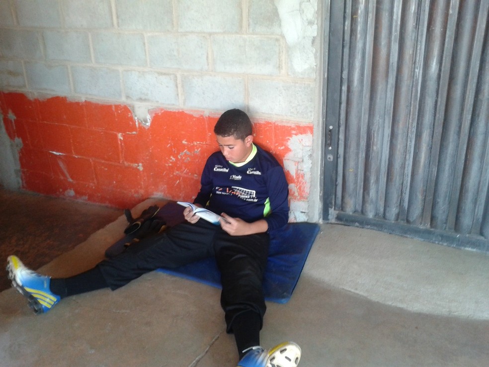 Léo Aragão na época que estava no Projeto Camisa 1 — Foto: Divulgação Projeto Camisa 1