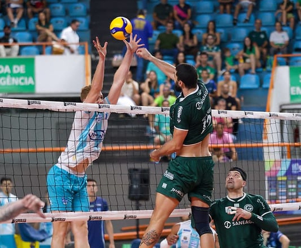 Goiás x Vôlei São José - Superliga Masculina — Foto: @karen.esportes/Saneago Goiás