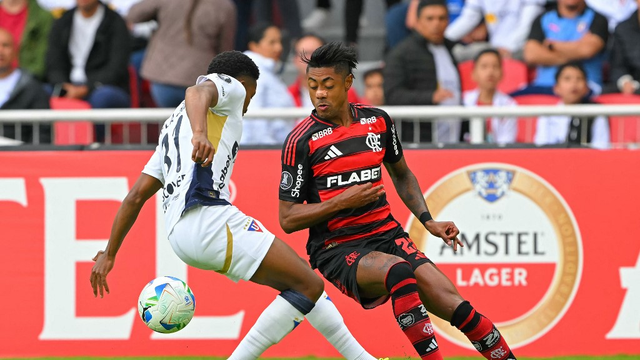 LDU x Flamengo Bruno Henrique