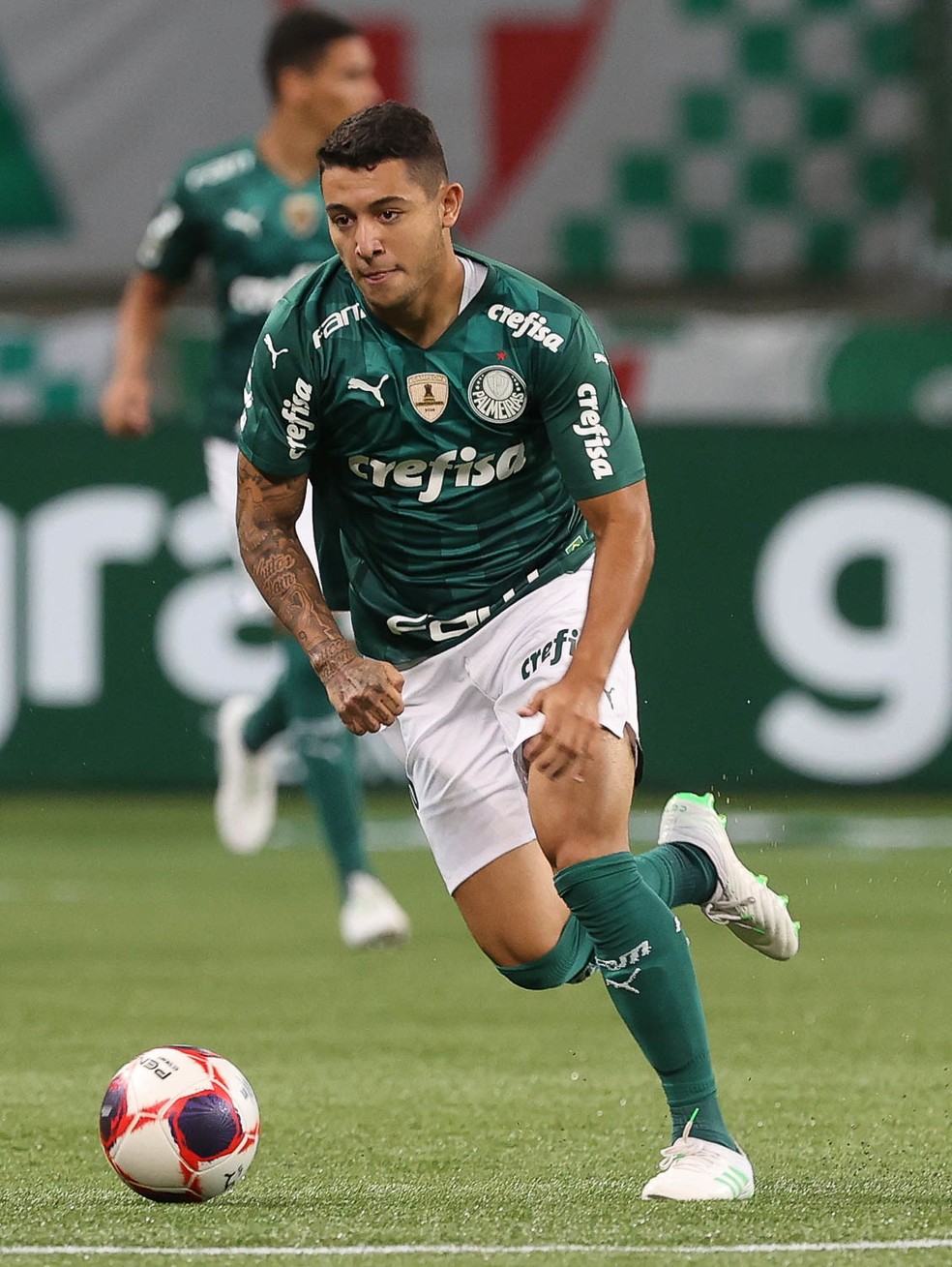 Pedro Bicalho foi campeão da Copinha de 2022 com o Palmeiras — Foto: Cesar Greco