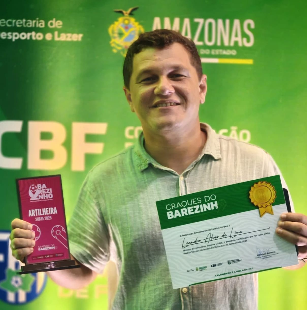 Amazônia renova com Leandro Lima para comandar equipes femininas Sub-15 e Sub-17 em 2026