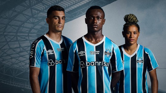 Curtiu? Veja vídeo e fotos da nova camisa do Grêmio - Foto: (Grêmio/Divulgação)