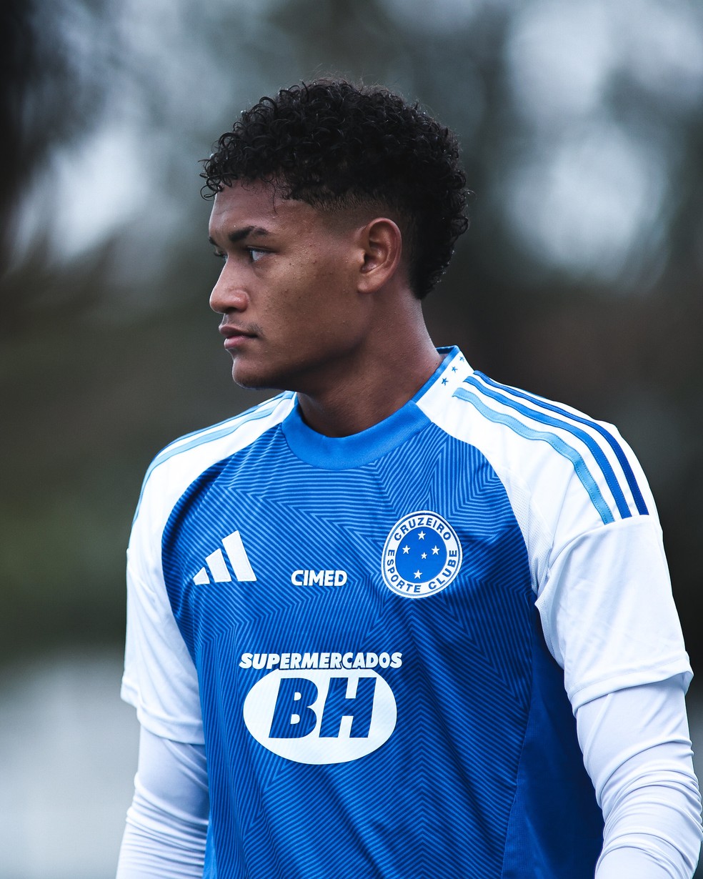 Kaique Kenji no Cruzeiro — Foto: Gustavo Martins/ Cruzeiro