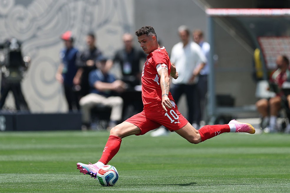 Granit Xhaka em amistoso