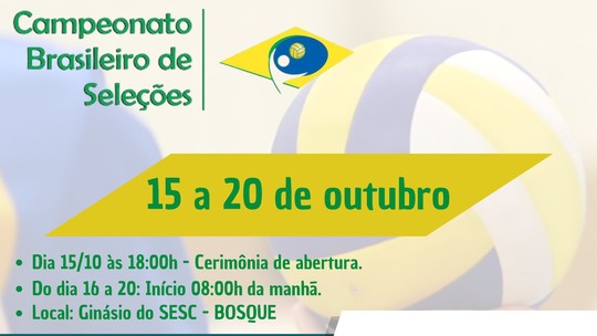 Rio Branco sedia Brasileirocasa de apostas tem que devolver dinheiroSeleçõescasa de apostas tem que devolver dinheiroVôlei Sub-16 2ª divisão entre dias 15 e 20casa de apostas tem que devolver dinheirooutubro