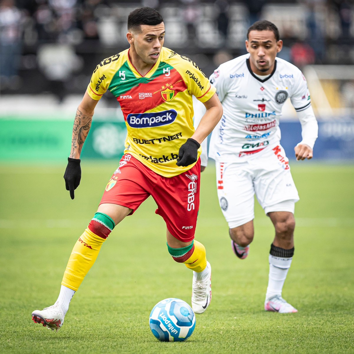 Dentinho comemora classificação do Brusque em busca do acesso “Não