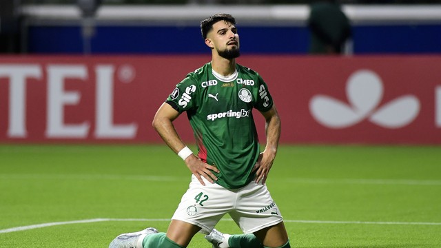 Flaco López em Palmeiras x Cerro Porteño