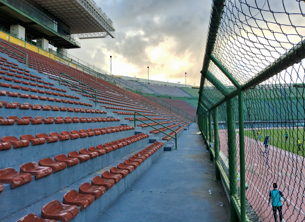 Estádio de Pituaçu não recebeu público na partida entre SSA FC e Porto