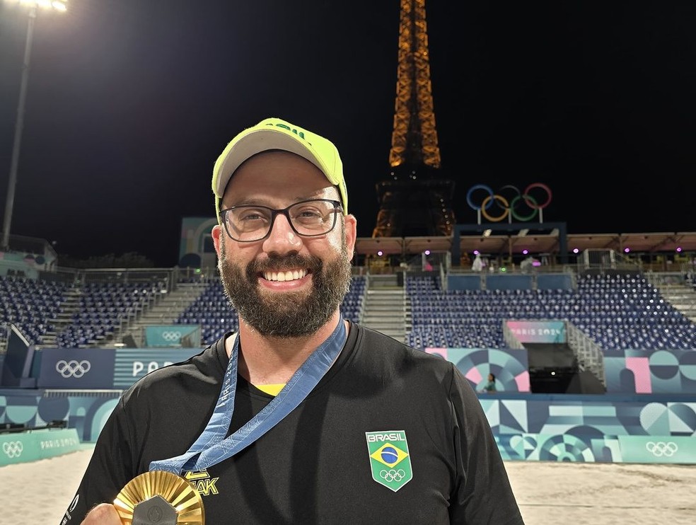 André Venturine, fisioterapeuta de Duda e Ana Patrícia — Foto: Redes sociais