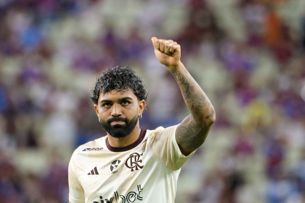 Gabigol, Gabriel Barbosa, Flamengo, Fortaleza x Flamengo — Foto: Alexandre Lago